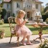 imageESTINE Mary Jane Flats for Toddler Girls Little Kids Glittery Dress Princess Wedding Ballet ShoesE322rose