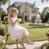 imageESTINE Mary Jane Flats for Toddler Girls Little Kids Glittery Dress Princess Wedding Ballet ShoesE322silver