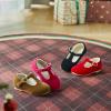 imageESTINE Mary Jane Flats for Toddler Girls Little Kids Glittery Dress Princess Wedding Ballet ShoesE357pink