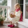 imageESTINE Mary Jane Flats for Toddler Girls Little Kids Glittery Dress Princess Wedding Ballet ShoesE357pink