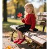 imageESTINE Mary Jane Flats for Toddler Girls Little Kids Glittery Dress Princess Wedding Ballet ShoesE357red