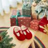 imageESTINE Mary Jane Flats for Toddler Girls Little Kids Glittery Dress Princess Wedding Ballet ShoesE357red