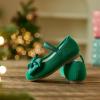 imageESTINE Mary Jane Flats for Toddler Girls Little Kids Glittery Dress Princess Wedding Ballet ShoesE368green