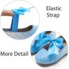 imageESTINE Mary Jane Flats for Toddler Girls Little Kids Glittery Dress Princess Wedding Ballet ShoesE375blue