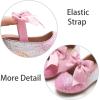 imageESTINE Mary Jane Flats for Toddler Girls Little Kids Glittery Dress Princess Wedding Ballet ShoesE375pink