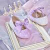 imageESTINE Mary Jane Flats for Toddler Girls Little Kids Glittery Dress Princess Wedding Ballet ShoesE375purple