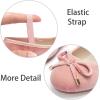 imageESTINE Mary Jane Flats for Toddler Girls Little Kids Glittery Dress Princess Wedding Ballet ShoesE376pink