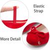 imageESTINE Mary Jane Flats for Toddler Girls Little Kids Glittery Dress Princess Wedding Ballet ShoesE376red