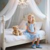 imageESTINE Mary Jane Flats for Toddler Girls Little Kids Glittery Dress Princess Wedding Ballet ShoesE379blue