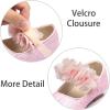 imageESTINE Mary Jane Flats for Toddler Girls Little Kids Glittery Dress Princess Wedding Ballet ShoesE379pink
