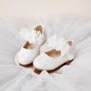 imageESTINE Mary Jane Flats for Toddler Girls Little Kids Glittery Dress Princess Wedding Ballet ShoesE379white