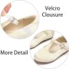 imageESTINE Mary Jane Flats for Toddler Girls Little Kids Glittery Dress Princess Wedding Ballet ShoesE503champagne