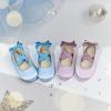 imageESTINE Mary Jane Flats for Toddler Girls Little Kids Glittery Dress Princess Wedding Ballet ShoesE518blue