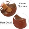 imageESTINE Mary Jane Flats for Toddler Girls Little Kids Glittery Dress Princess Wedding Ballet ShoesE67brown