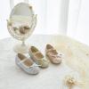 imageESTINE Mary Jane Flats for Toddler Girls Little Kids Glittery Dress Princess Wedding Ballet ShoesE7081gold