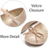 imageESTINE Mary Jane Flats for Toddler Girls Little Kids Glittery Dress Princess Wedding Ballet ShoesE7081rose