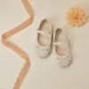 imageESTINE Mary Jane Flats for Toddler Girls Little Kids Glittery Dress Princess Wedding Ballet ShoesE708white