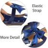 imageESTINE Mary Jane Flats for Toddler Girls Little Kids Glittery Dress Princess Wedding Ballet ShoesE75navy Blue