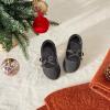 imageESTINE Toddler Little Girls Ballet Shoes Baby Kids Princess Dress Wedding Strap Mary Jane FlatsE386black