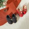 imageESTINE Toddler Little Girls Ballet Shoes Baby Kids Princess Dress Wedding Strap Mary Jane FlatsE386red