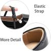 imageESTINE Toddler Little Girls Ballet Shoes Baby Kids Princess Dress Wedding Strap Mary Jane FlatsE393black