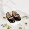 imageESTINE Toddler Little Girls Ballet Shoes Baby Kids Princess Dress Wedding Strap Mary Jane FlatsE393black