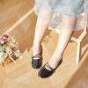 imageESTINE Toddler Little Girls Ballet Shoes Baby Kids Princess Dress Wedding Strap Mary Jane FlatsE393black