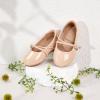 imageESTINE Toddler Little Girls Ballet Shoes Baby Kids Princess Dress Wedding Strap Mary Jane FlatsE393nude