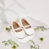 imageESTINE Toddler Little Girls Ballet Shoes Baby Kids Princess Dress Wedding Strap Mary Jane FlatsE393white