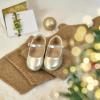 imageESTINE Toddler Little Girls Ballet Shoes Baby Kids Princess Dress Wedding Strap Mary Jane FlatsE663gold