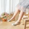 imageESTINE Toddler Little Girls Ballet Shoes Baby Kids Princess Dress Wedding Strap Mary Jane FlatsE663gold