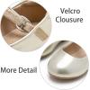 imageESTINE Toddler Little Girls Ballet Shoes Baby Kids Princess Dress Wedding Strap Mary Jane FlatsE663gold