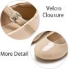 imageESTINE Toddler Little Girls Ballet Shoes Baby Kids Princess Dress Wedding Strap Mary Jane FlatsE663nude