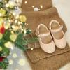 imageESTINE Toddler Little Girls Ballet Shoes Baby Kids Princess Dress Wedding Strap Mary Jane FlatsE663nude
