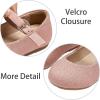 imageESTINE Toddler Little Girls Ballet Shoes Baby Kids Princess Dress Wedding Strap Mary Jane FlatsE66tpink
