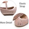 imageESTINE Toddler Little Girls Ballet Shoes Baby Kids Princess Dress Wedding Strap Mary Jane FlatsEh22gold