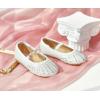 imageESTINE Toddler Little Girls Ballet Shoes Baby Kids Princess Dress Wedding Strap Mary Jane FlatsEh22white