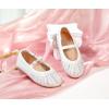 imageESTINE Toddler Little Girls Ballet Shoes Baby Kids Princess Dress Wedding Strap Mary Jane FlatsEh22white