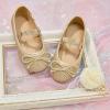 imageESTINE Toddler Little Girls Ballet Shoes Baby Kids Princess Dress Wedding Strap Mary Jane FlatsEh24gold