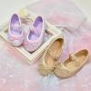 imageESTINE Toddler Little Girls Ballet Shoes Baby Kids Princess Dress Wedding Strap Mary Jane FlatsEh24gold