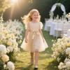 imageESTINE Toddler Little Girls Ballet Shoes Baby Kids Princess Dress Wedding Strap Mary Jane FlatsEh24gold