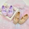 imageESTINE Toddler Little Girls Ballet Shoes Baby Kids Princess Dress Wedding Strap Mary Jane FlatsEh24purple