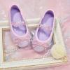 imageESTINE Toddler Little Girls Ballet Shoes Baby Kids Princess Dress Wedding Strap Mary Jane FlatsEh24purple