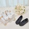 imageESTINE Toddler Little Girls Ballet Shoes Baby Kids Princess Dress Wedding Strap Mary Jane FlatsEh25black