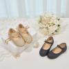 imageESTINE Toddler Little Girls Ballet Shoes Baby Kids Princess Dress Wedding Strap Mary Jane FlatsEh26black Glitter