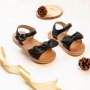 imageESTINE ToddlerLittle Kid Girls Bow Open Toe Flat Evening Dress SandalsE09black