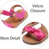 imageESTINE ToddlerLittle Kid Girls Bow Open Toe Flat Evening Dress SandalsE09pink