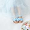 imageESTINE ToddlerLittle Kid Girls Bow Open Toe Flat Evening Dress SandalsEs318blue