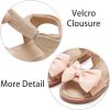 imageESTINE ToddlerLittle Kid Girls Bow Open Toe Flat Evening Dress SandalsEs318nude