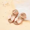 imageESTINE ToddlerLittle Kid Girls Bow Open Toe Flat Evening Dress SandalsEs318nude